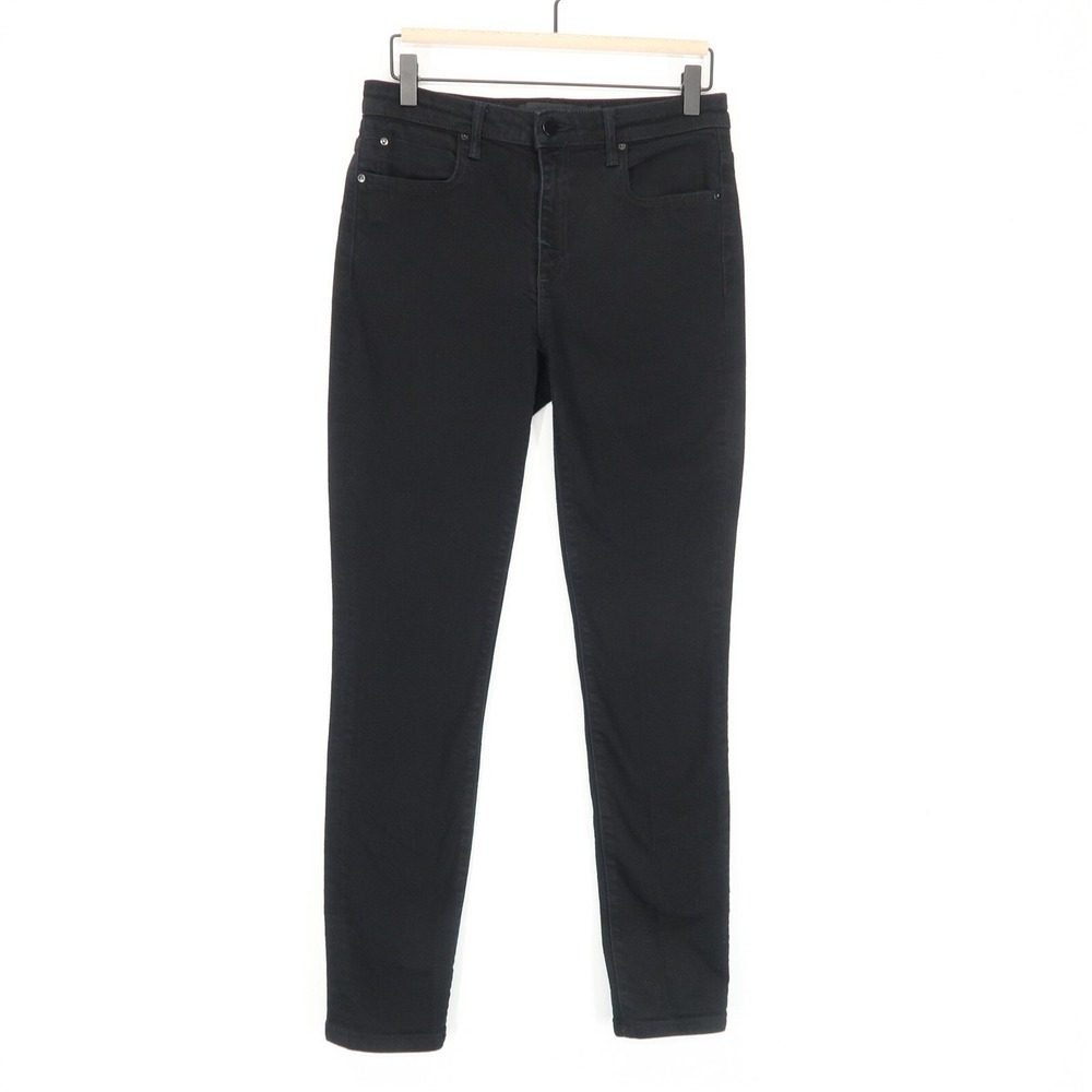 Alexander Wang Jeans Womens 28 Black Skinny High Rise Stay Black Denim X USA